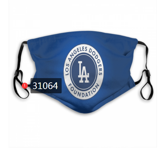 2020 Los Angeles Dodgers Dust mask with filter 18